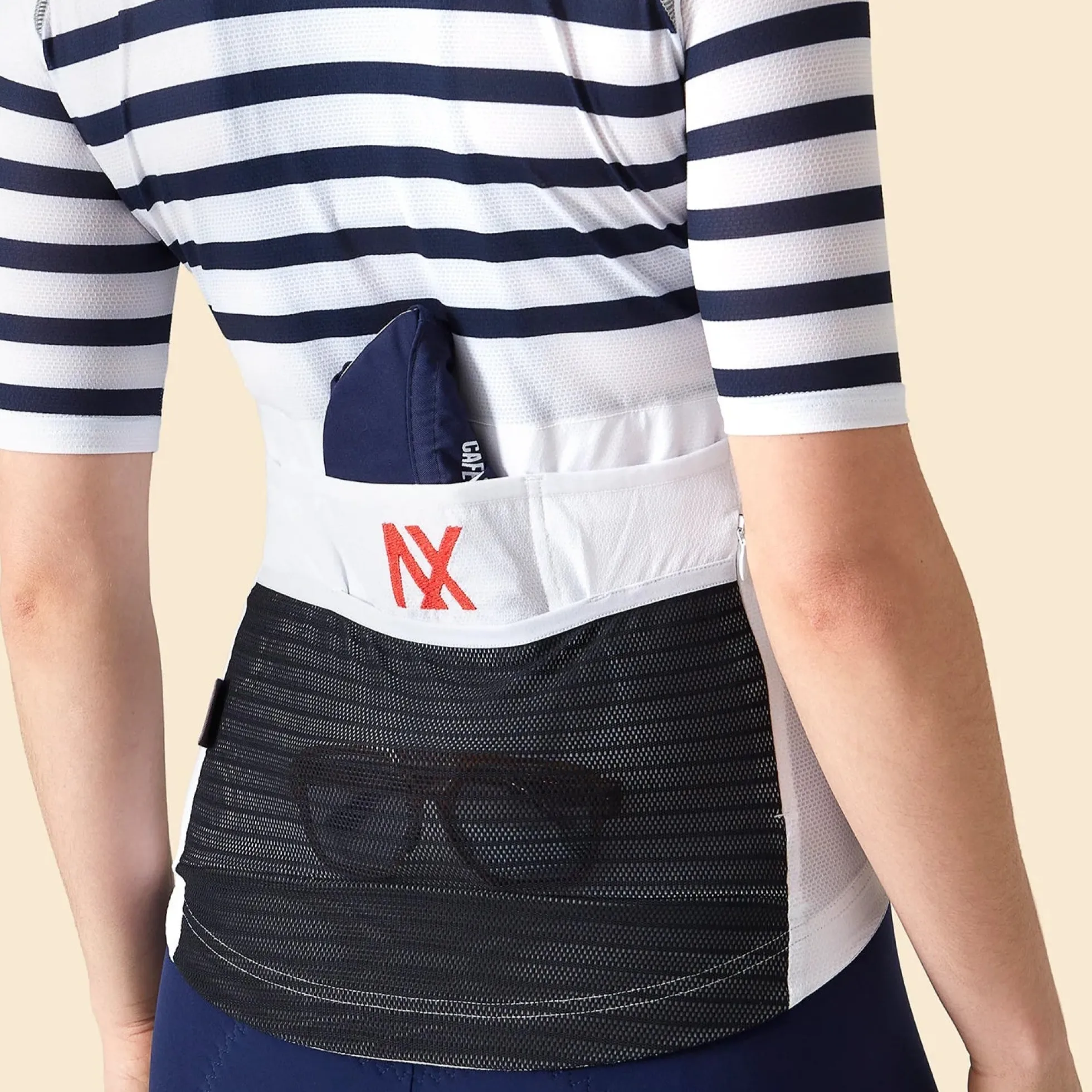 Maglia donna Cafe du Cycliste Mona - Bianco