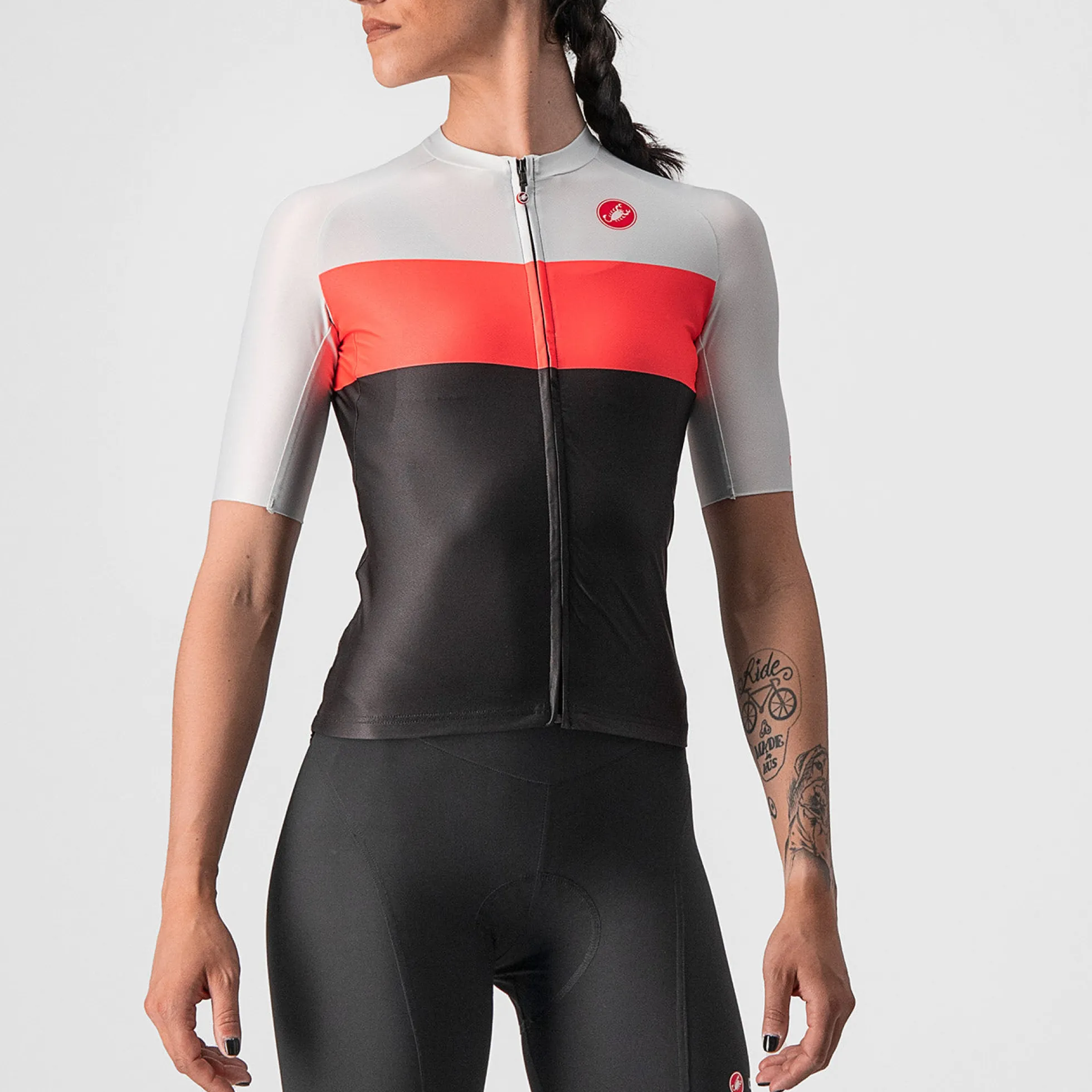 Maglia donna Castelli Aero Pro - Nero rosa