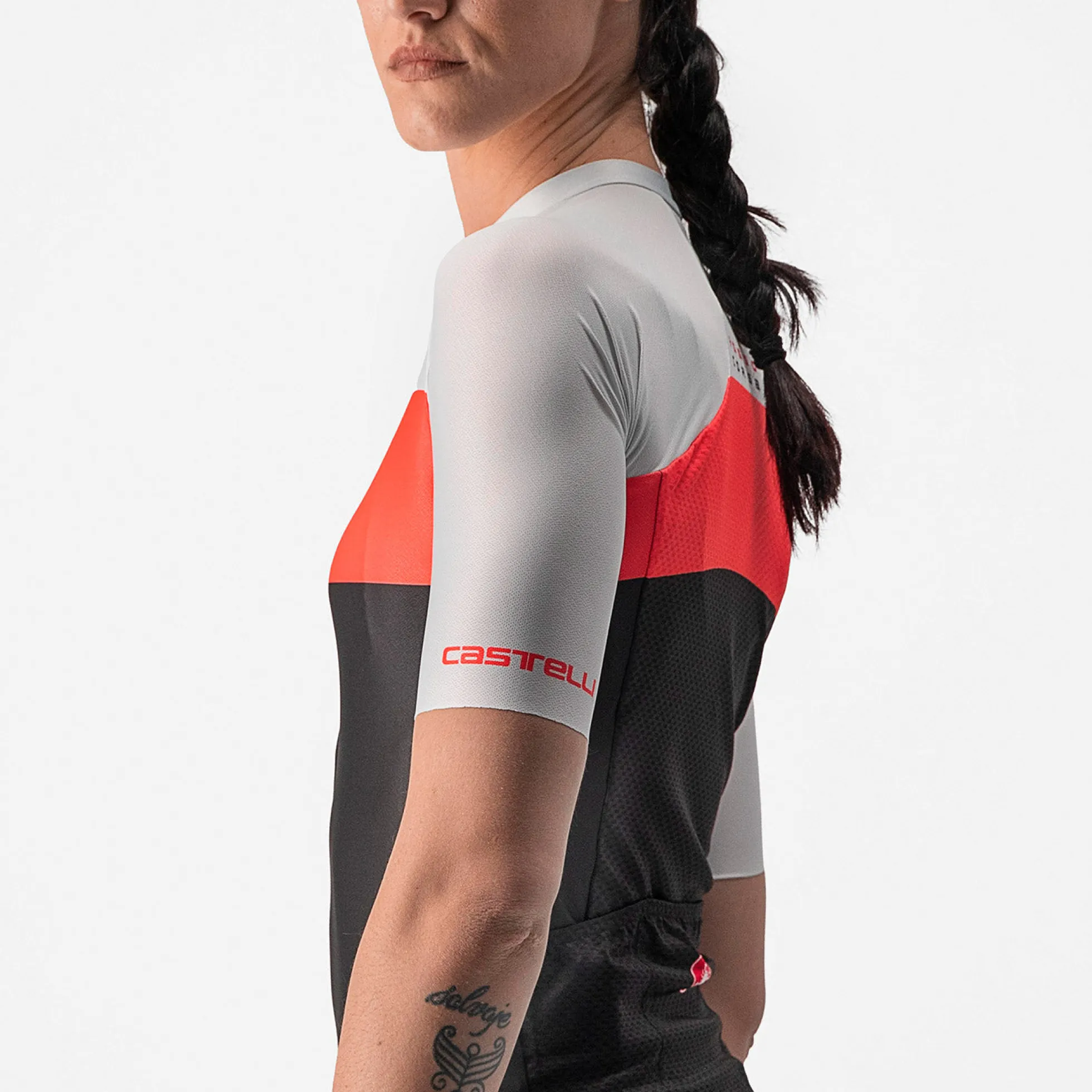 Maglia donna Castelli Aero Pro - Nero rosa