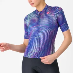 Maglia donna Castelli Cosmic Vortex - Viola