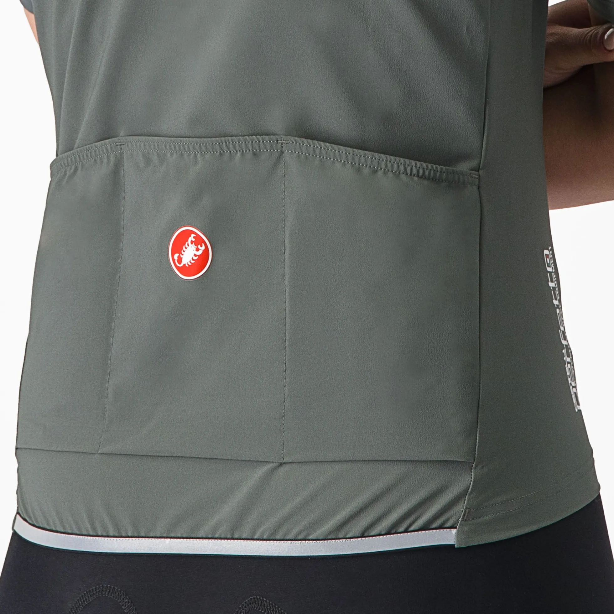 Maglia donna Castelli Perfetto RoS 2W Wind - Grigio
