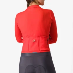 Maglia donna maniche lunghe Castelli Espresso Thermal - Rosa