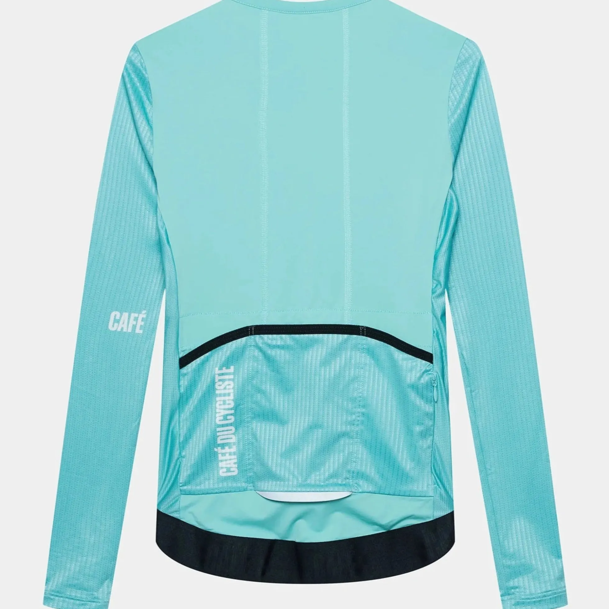 Maglia donna maniche lunghe Cafe du Cycliste Roxane - Azzurro