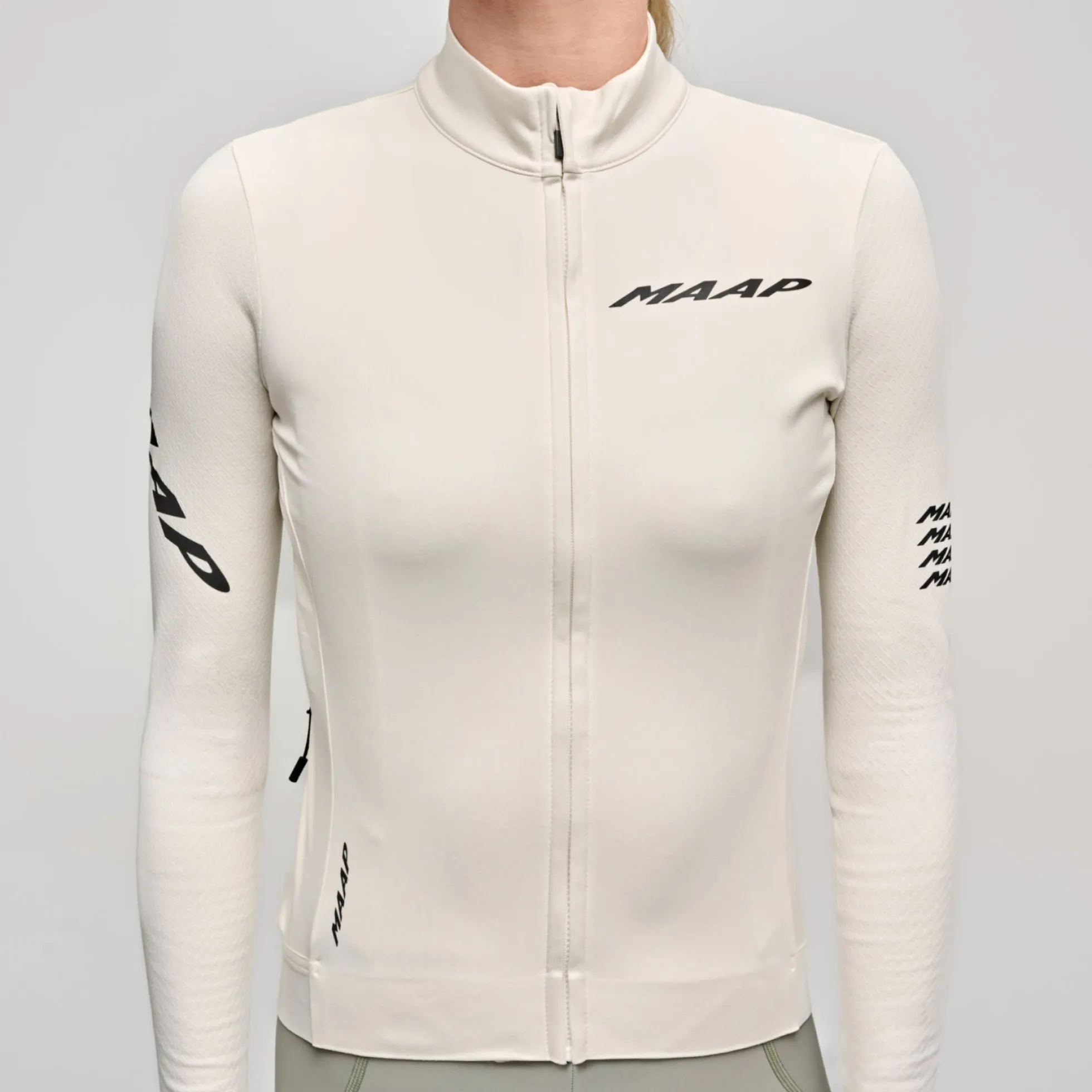 Maglia donna maniche lunghe Maap Emerge Thermal - Bianco