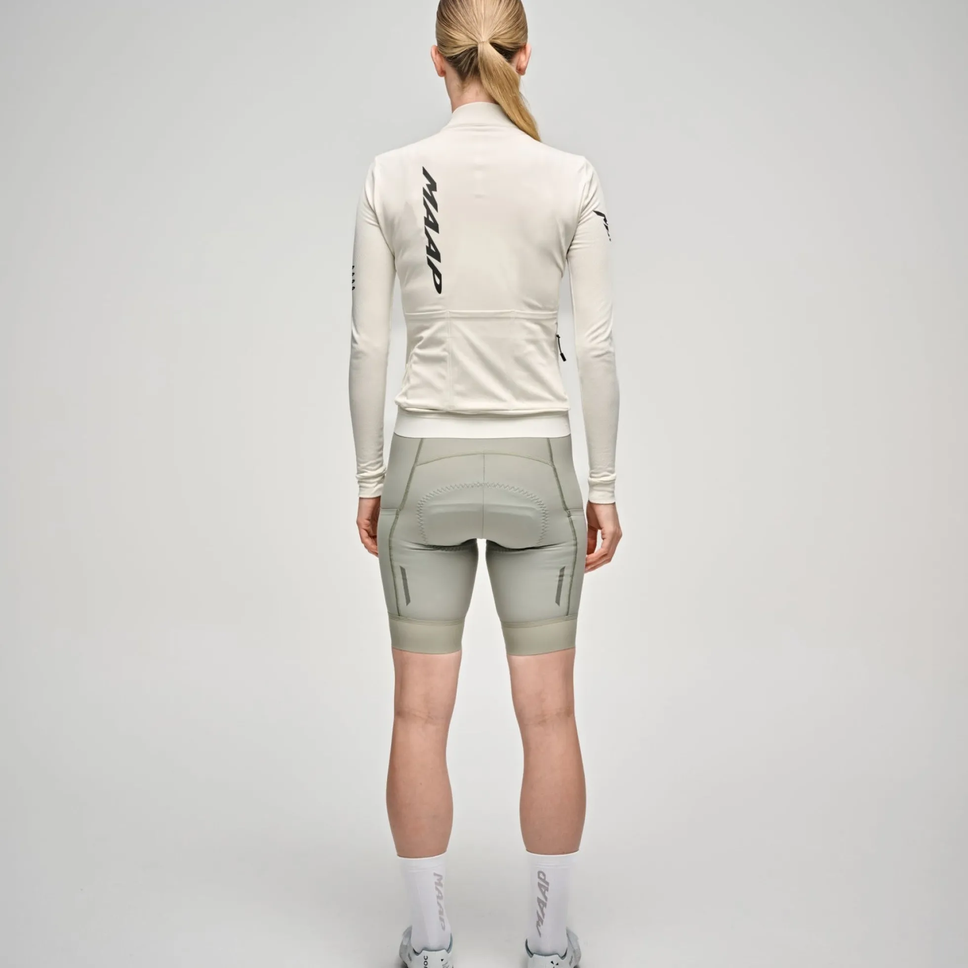 Maglia donna maniche lunghe Maap Emerge Thermal - Bianco