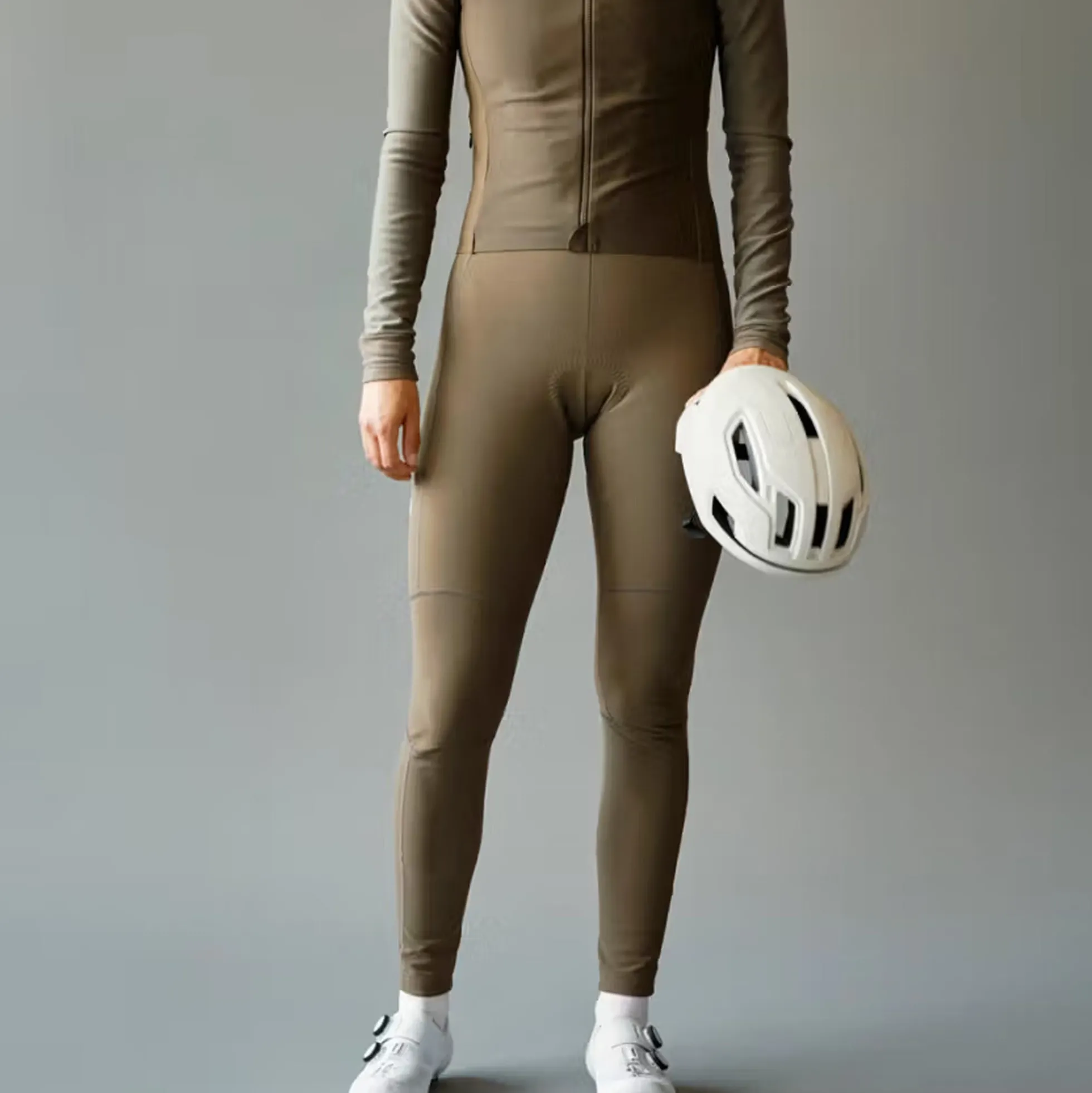 Maglia donna maniche lunghe Pas Normal Studios Mechanism Thermal - Marrone