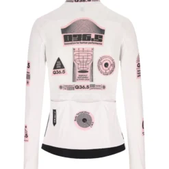 Maglia donna maniche lunghe Q36.5 Gregarius Hybrid Light Retrofuture - Bianco