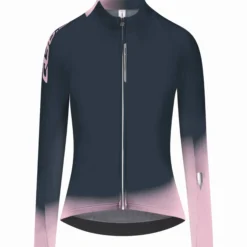 Maglia donna maniche lunghe Q36.5 Gregarius Hybrid Light Collar Fade - Blu