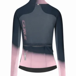 Maglia donna maniche lunghe Q36.5 Gregarius Hybrid Light Collar Fade - Blu