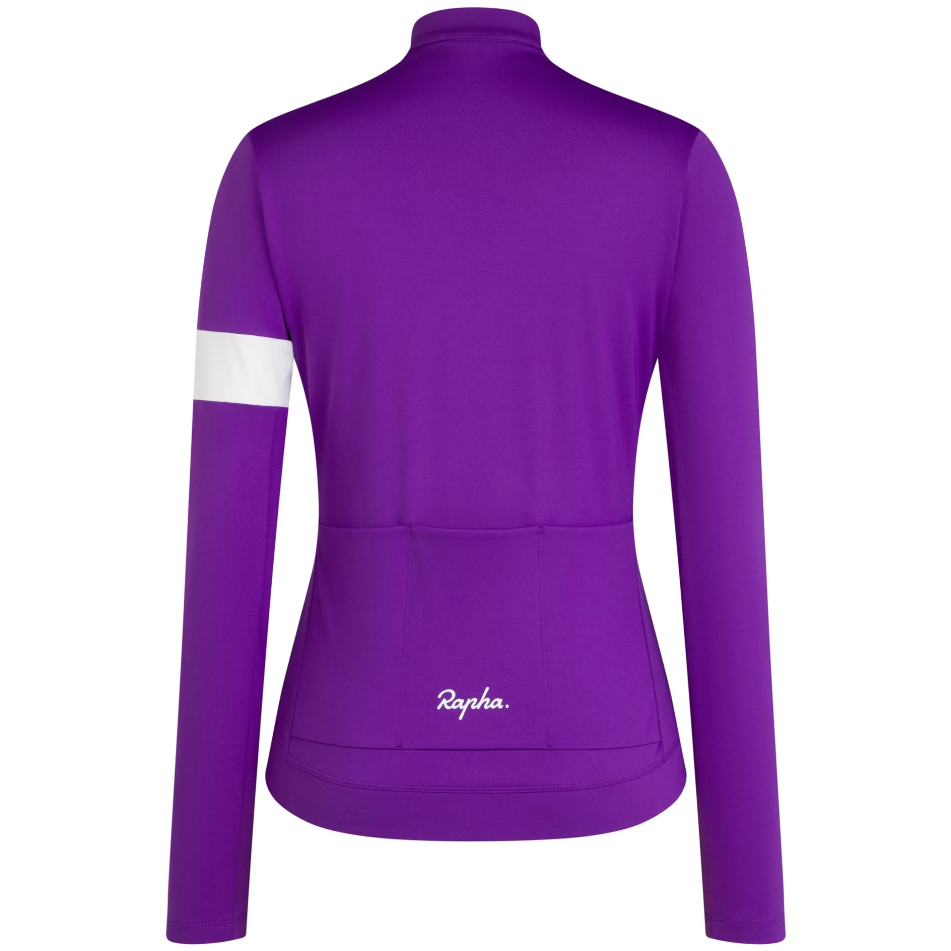 Maglia donna maniche lunghe Rapha Core - Viola bianco