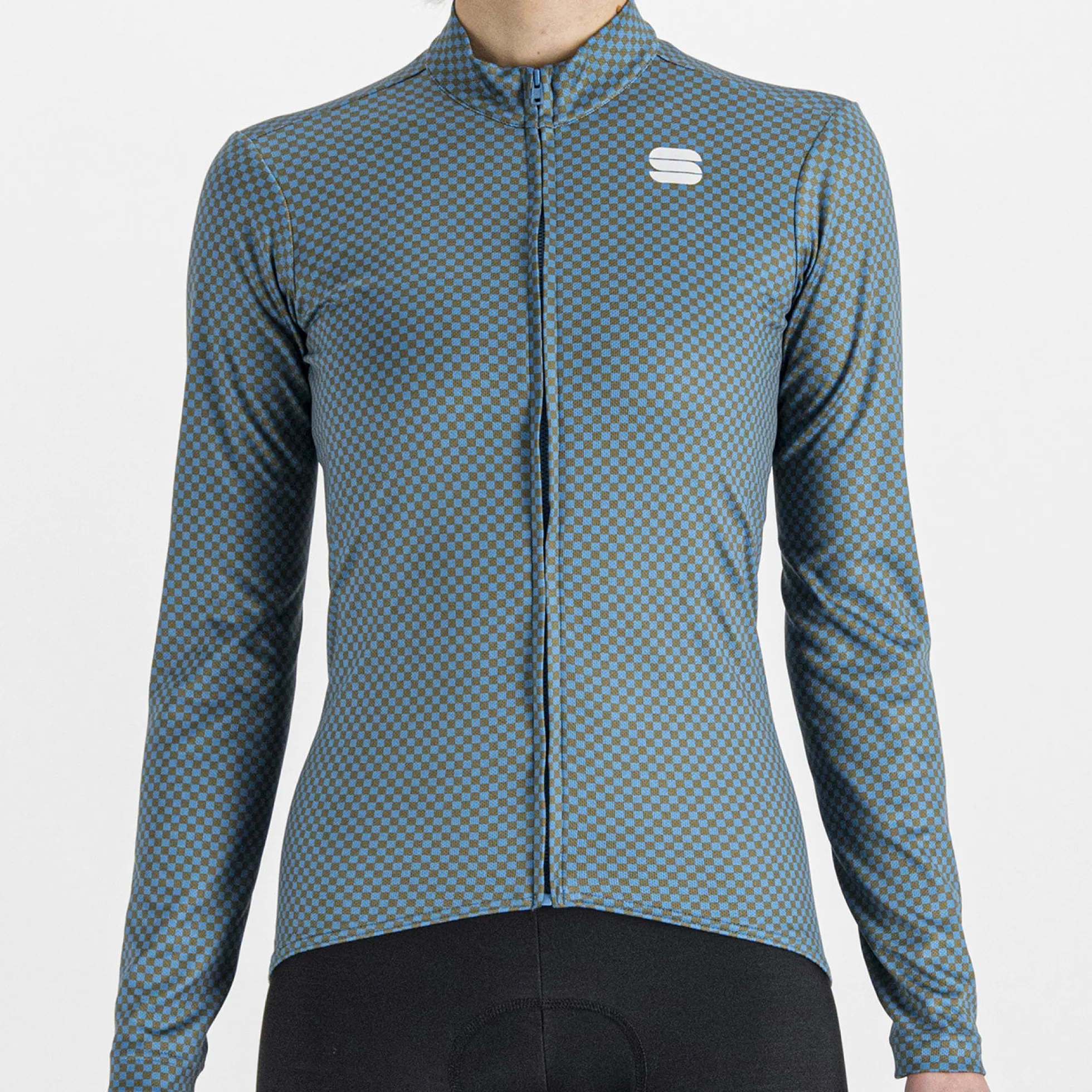 Maglia donna maniche lunghe Sportful Checkmate - Blu