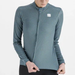 Maglia donna maniche lunghe Sportful Checkmate - Blu