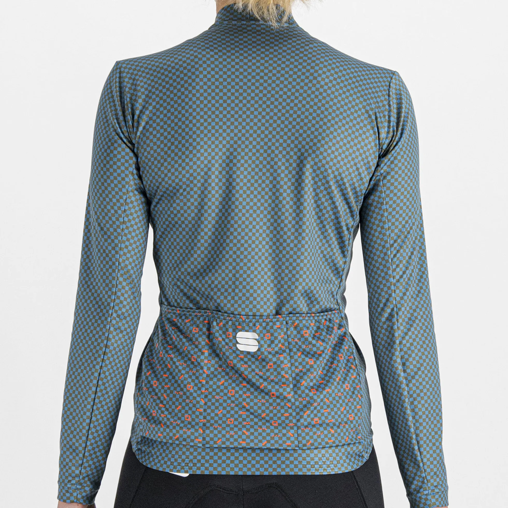 Maglia donna maniche lunghe Sportful Checkmate - Blu