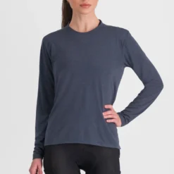 Maglia donna maniche lunghe Sportful Giara Tee - Blu