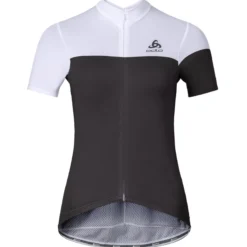 Maglia Donna Odlo Kamikaze - Nero Bianco