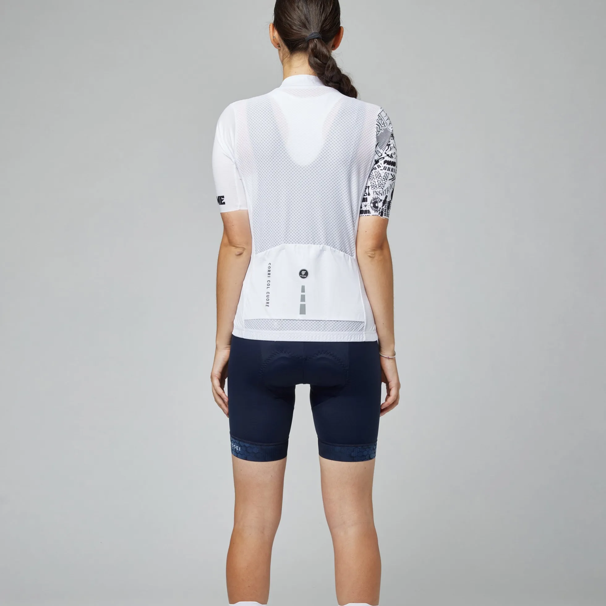 Maglia donna Pissei Prime - Bianco nero