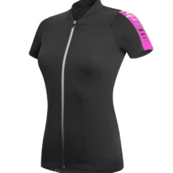Maglia Donna Rh+ Spirit - Nero fucsia