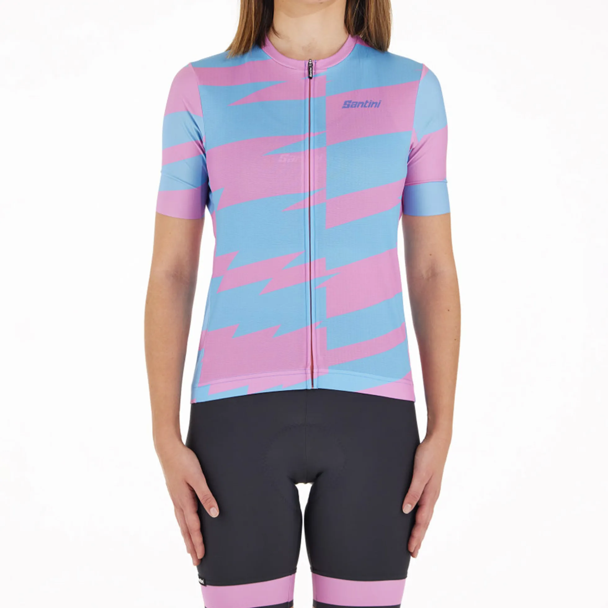 Maglia Donna Santini Furia Smart - Azzurro