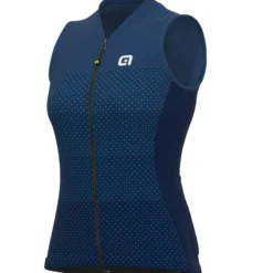 Maglia donna senza maniche Ale Solid Level - Blu