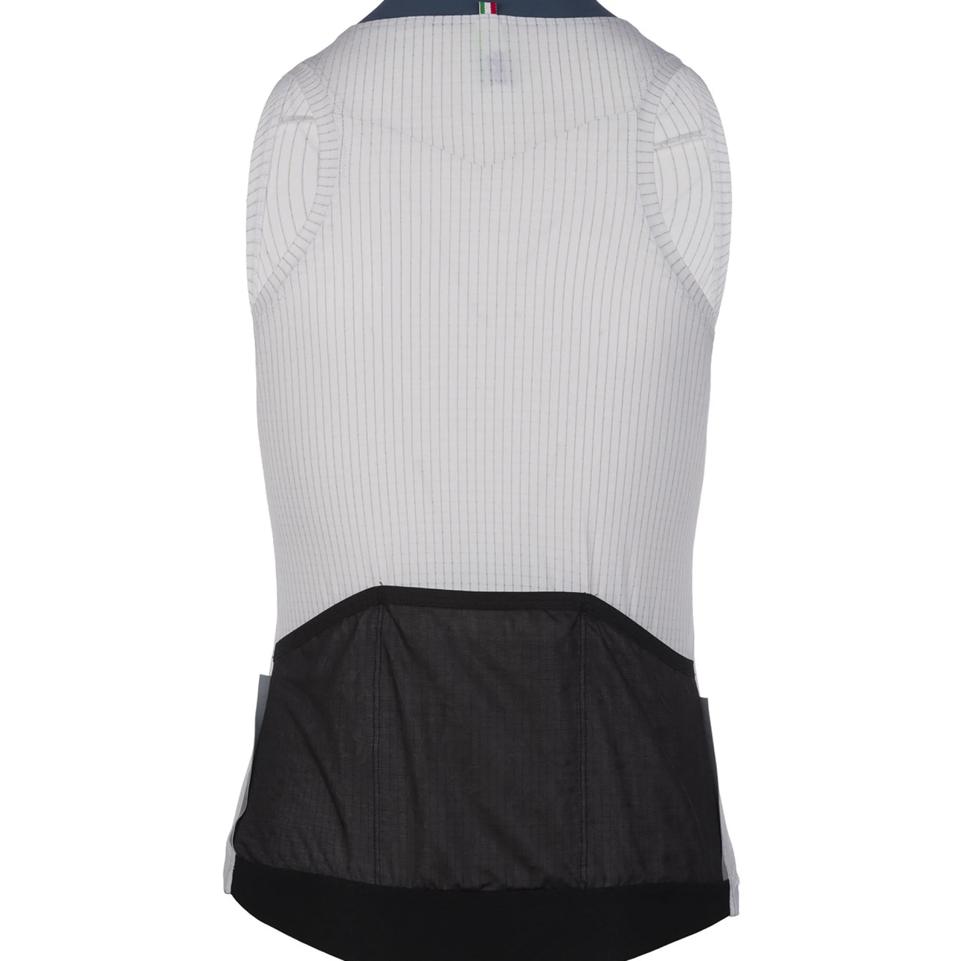 Maglia donna senza maniche Q36.5 L1 Lady Pinstripe - Bianco