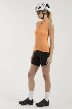 Maglia donna senza maniche Rh+ Aries - Arancione