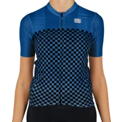 Maglia donna Sportful Checkmate - Blu