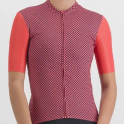 Maglia donna Sportful Checkmate - Rosso