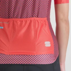 Maglia donna Sportful Checkmate - Rosso