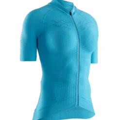 Maglia donna X-Bionic Effektor 4.0 Bike Zip - Azzurro