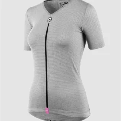 Maglia intima donna Assos 1/3 SS Skin Layer P1 - Grigio