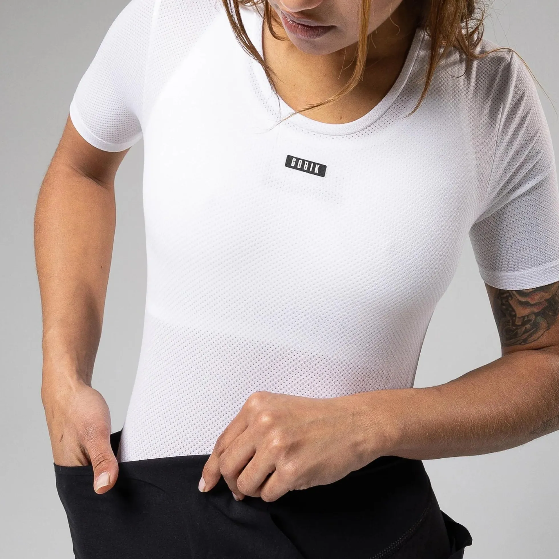 Maglia intima donna Gobik Cell Skin Hakuba - Bianco