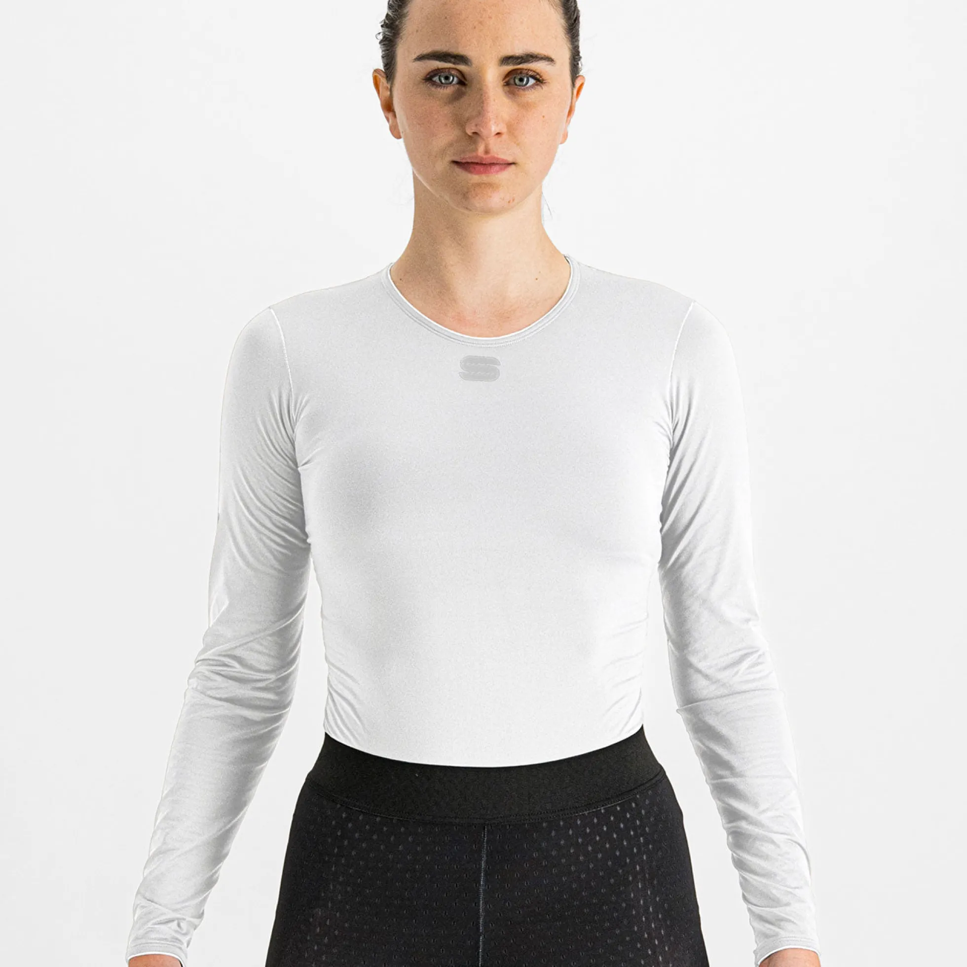 Maglia intima donna maniche lunghe Sportful Midweight Layer - Bianco