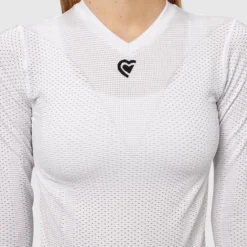 Maglia intima donna maniche lunghe Pissei Mindanao - Bianco