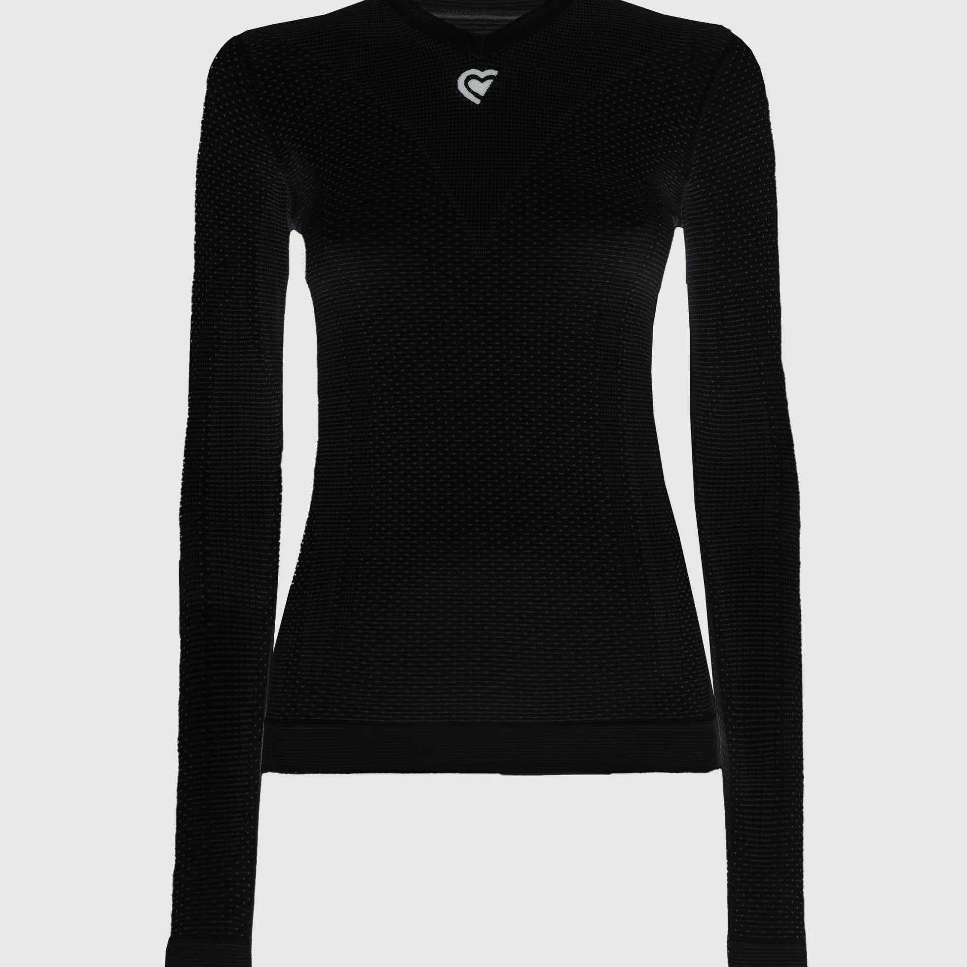 Maglia intima donna maniche lunghe Pissei Mindanao - Nero