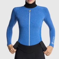 Maglia intima donna maniche lunghe Assos Ultraz Winter LS P1 - Blu