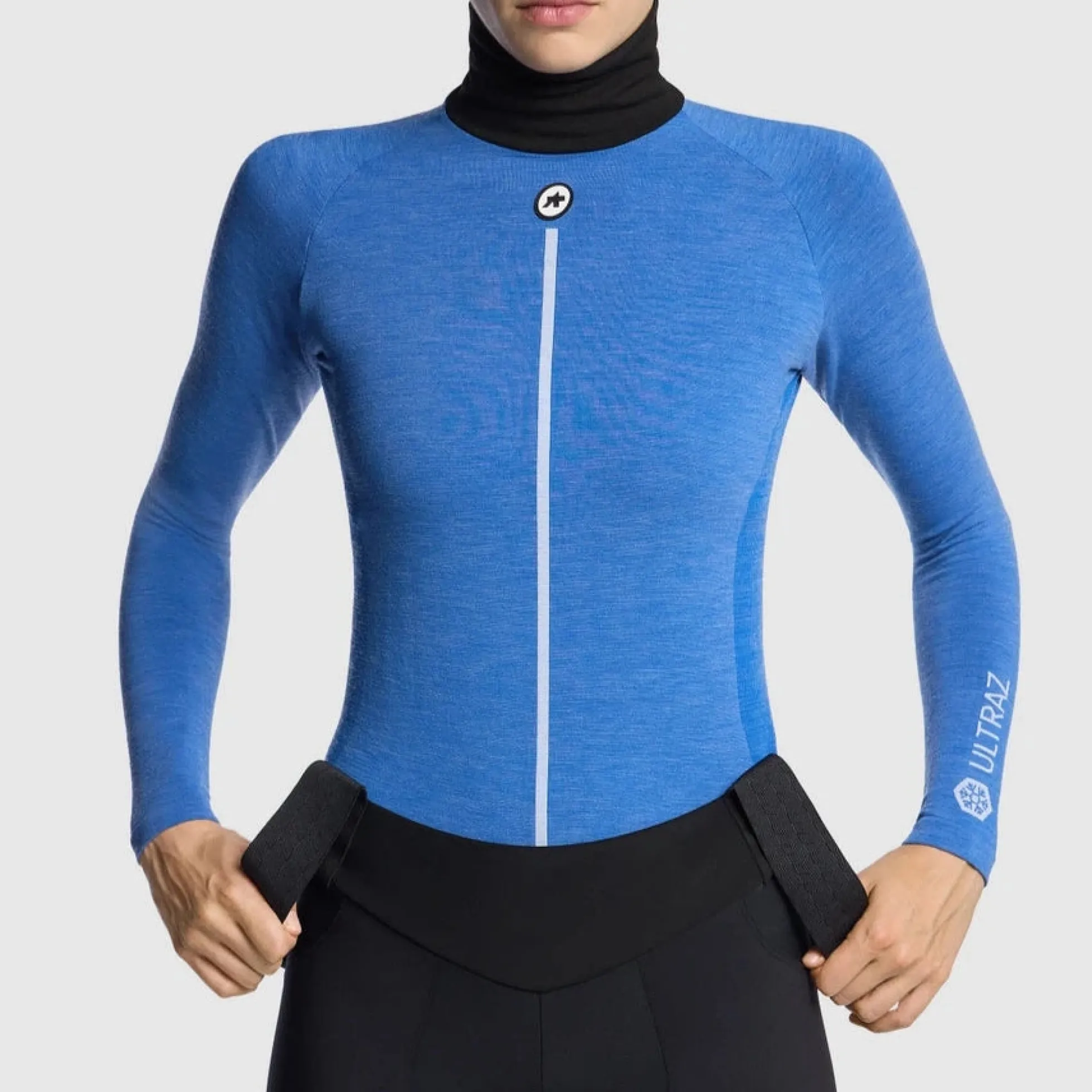 Maglia intima donna maniche lunghe Assos Ultraz Winter LS P1 - Blu