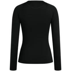 Maglia intima donna maniche lunghe Rapha Merino - Nero