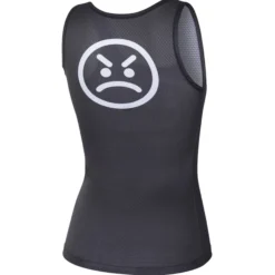 Maglia intima donna senza maniche MBwear Smile - Nero