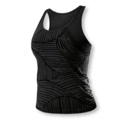 Maglia intima donna senza maniche Biotex Sprint - Nero