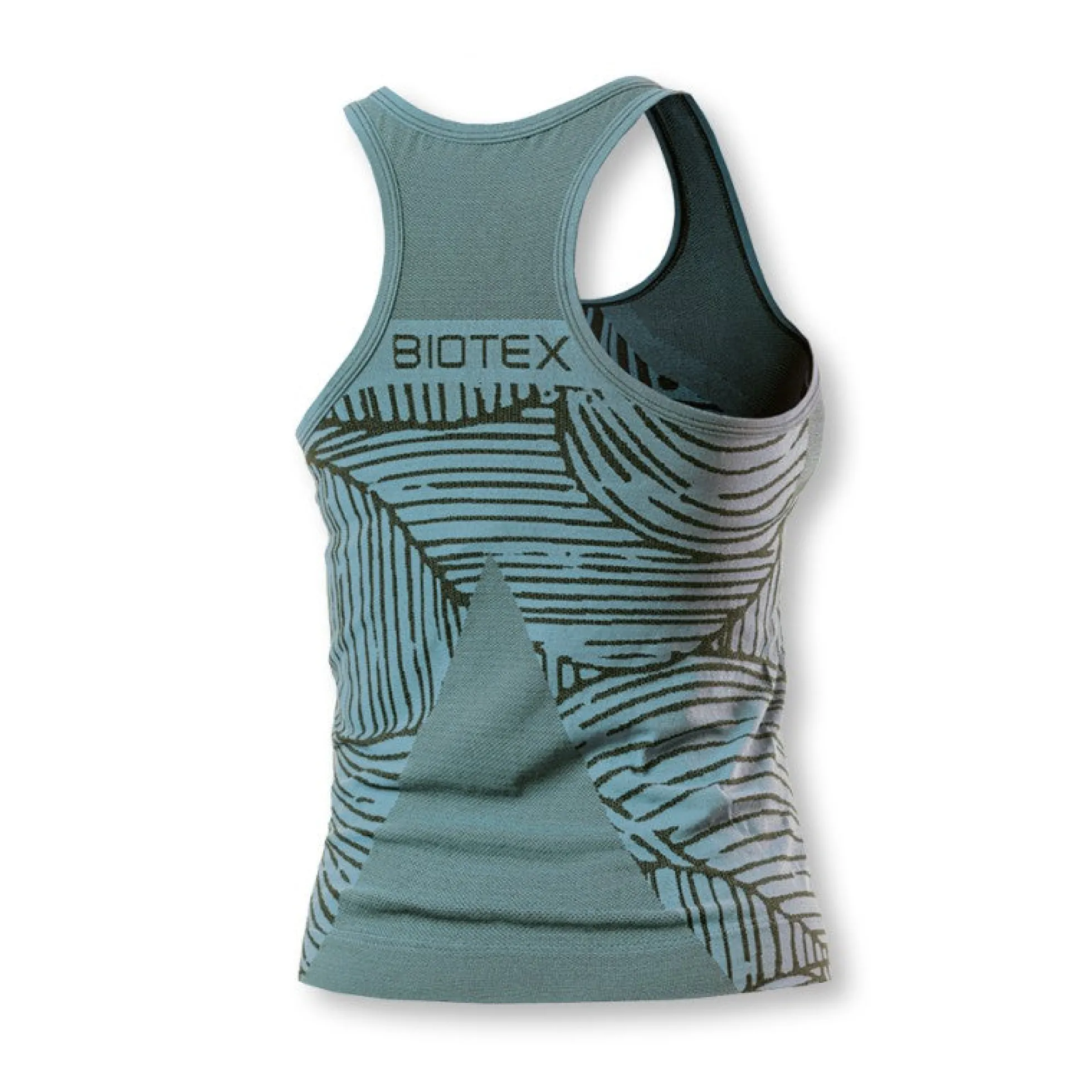 Maglia intima donna senza maniche Biotex Sprint - Azzurro
