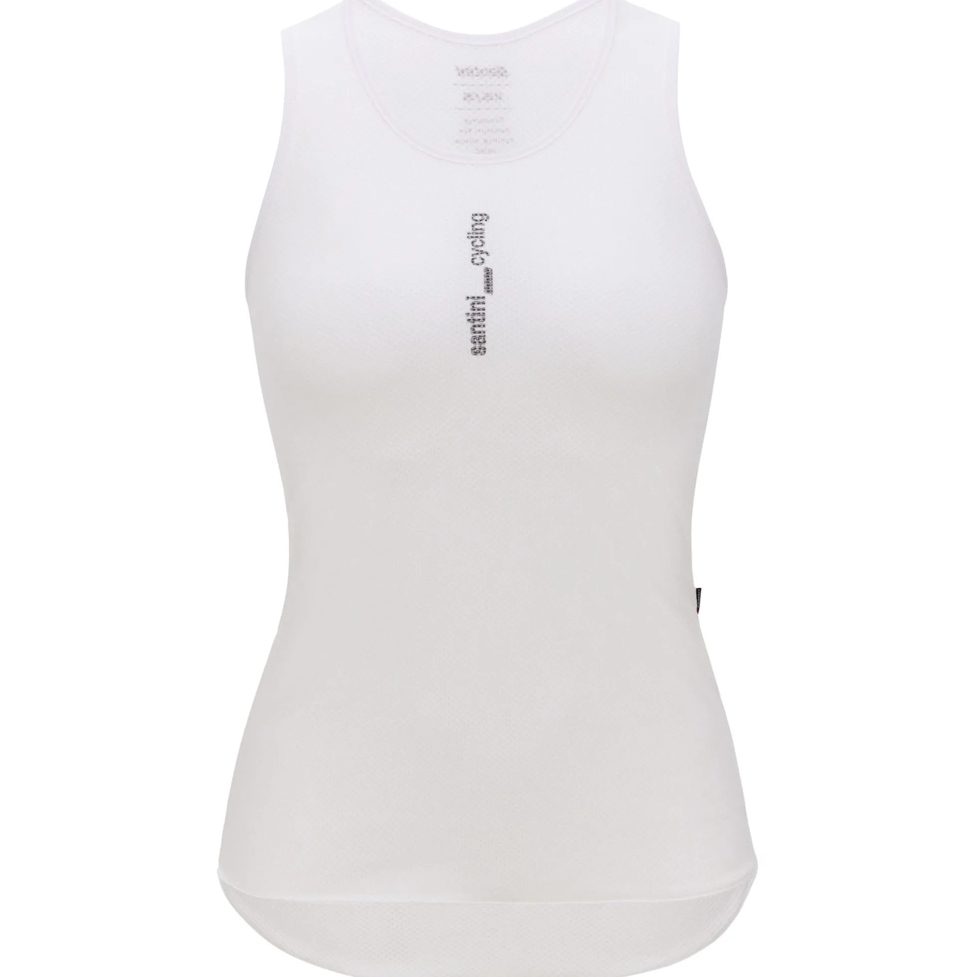 Maglia intima donna senza maniche Santini Delta - Bianco