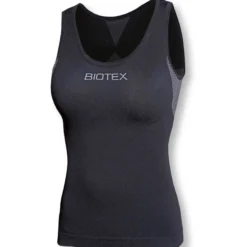 Maglia intima donna senza maniche Biotex Sun - Nero
