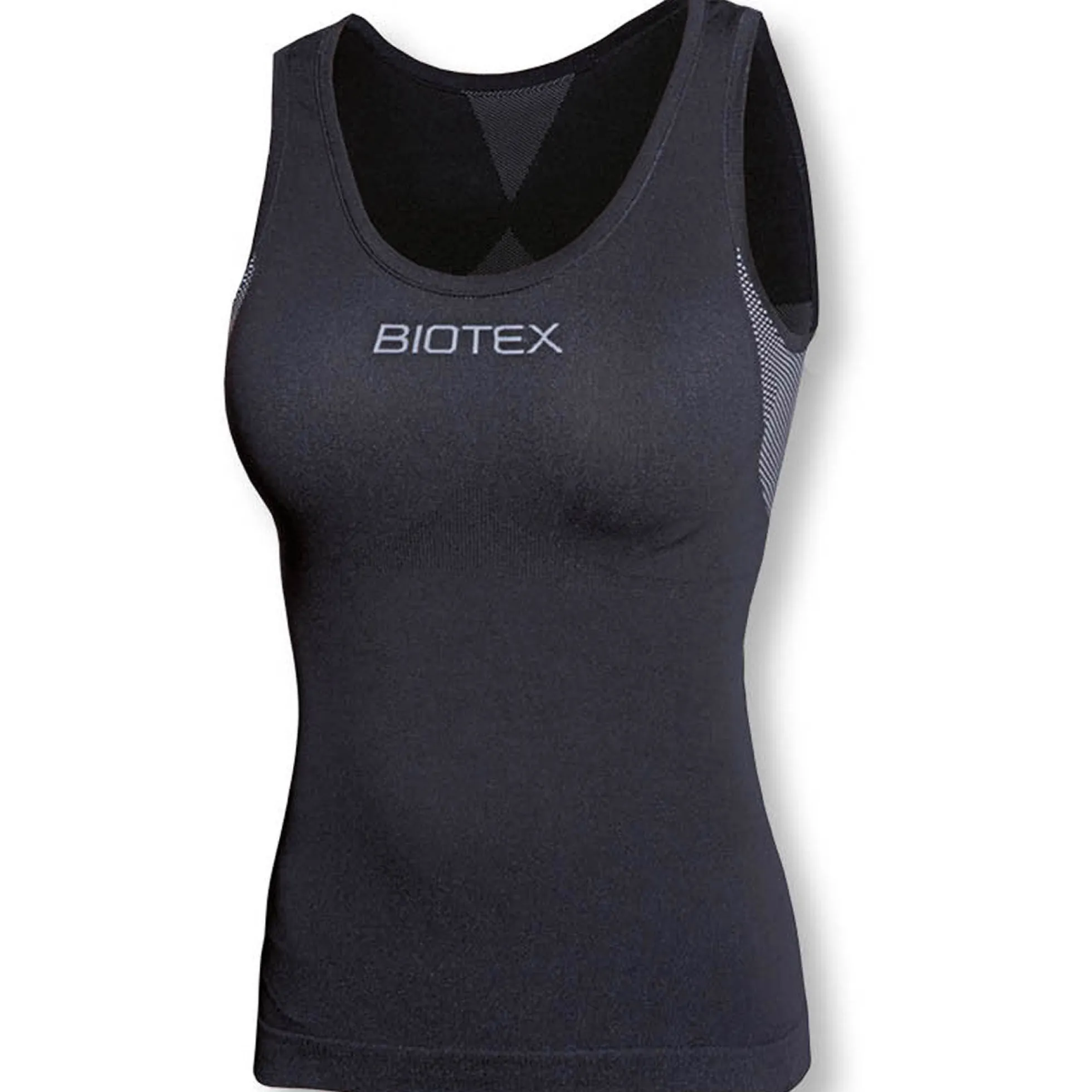 Maglia intima donna senza maniche Biotex Sun - Nero