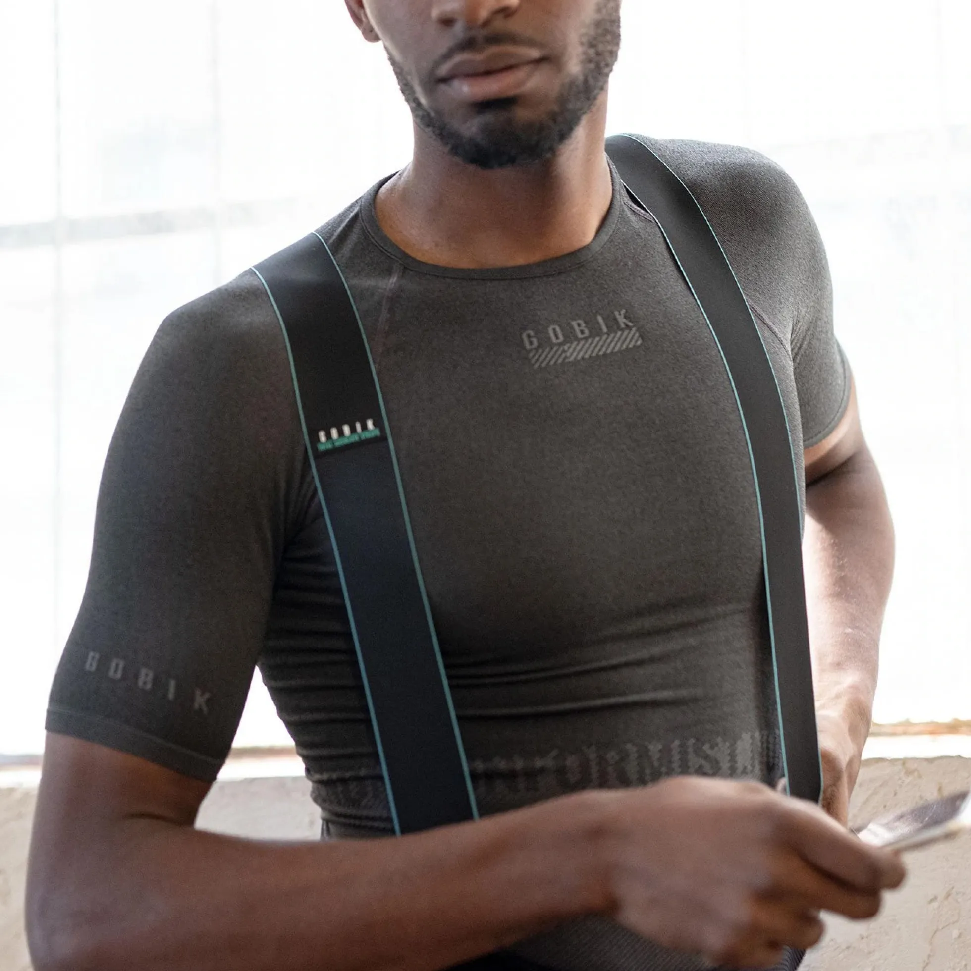 Maglia intima Gobik Limber Skin Basalt - Nero