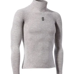Maglia intima manica lunga collo alto Silverskin X-Warm - Grigio