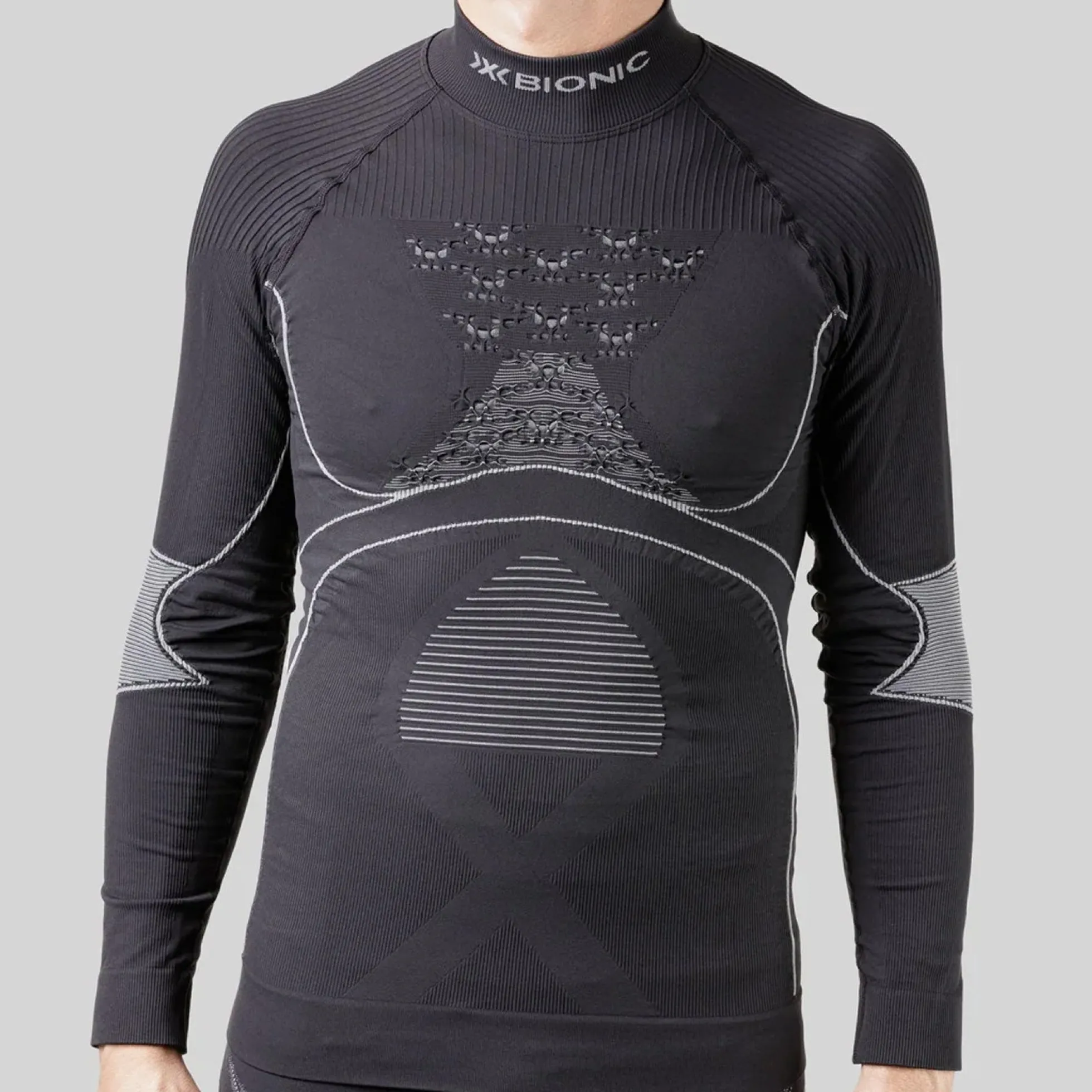 Maglia intima maniche lunghe X-Bionic Energy Accumulator 4.0 Turtleneck - Grigio