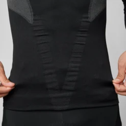 Maglia intima maniche lunghe Pissei Alaska Seamless - Nero