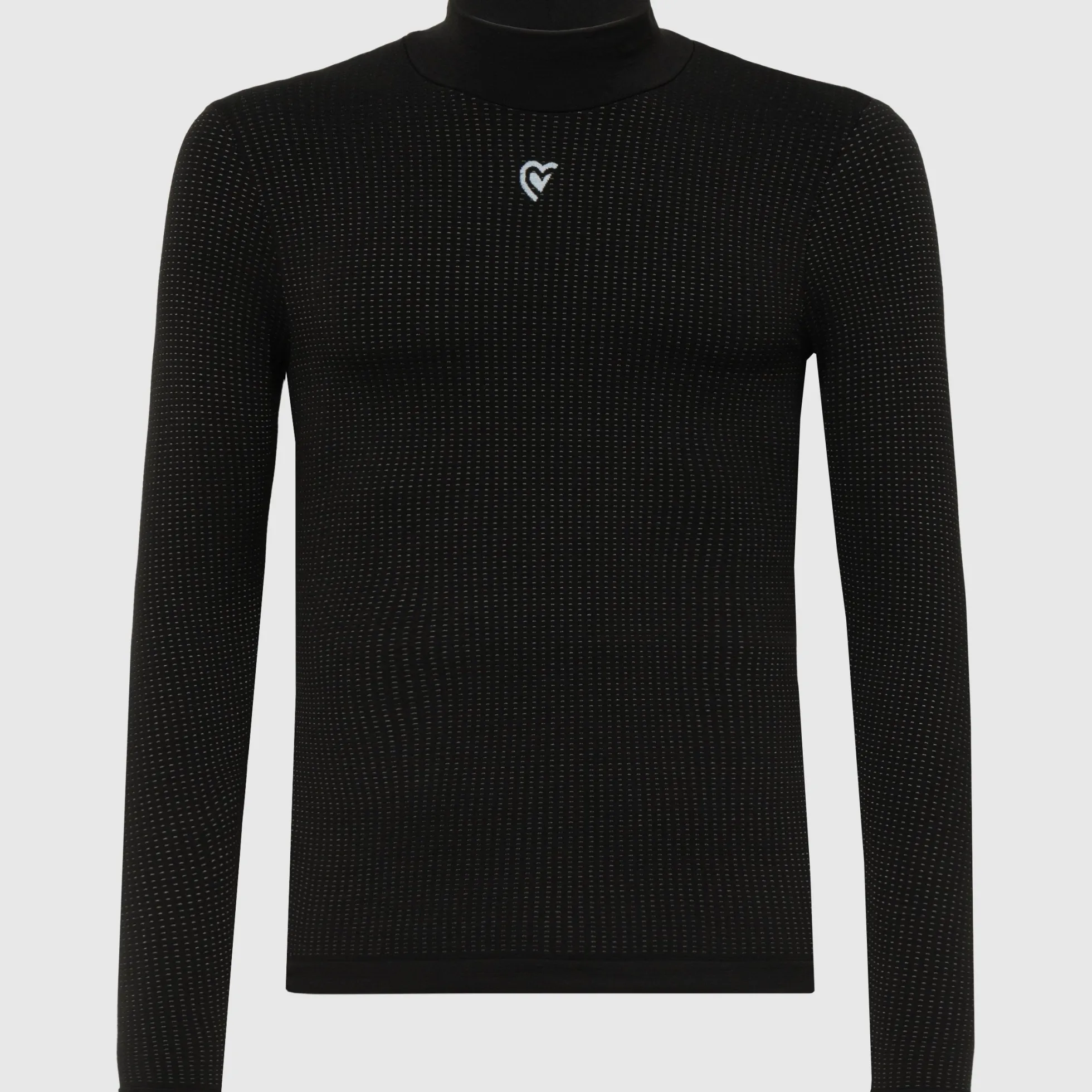 Maglia intima maniche lunghe Pissei Argentum - Nero