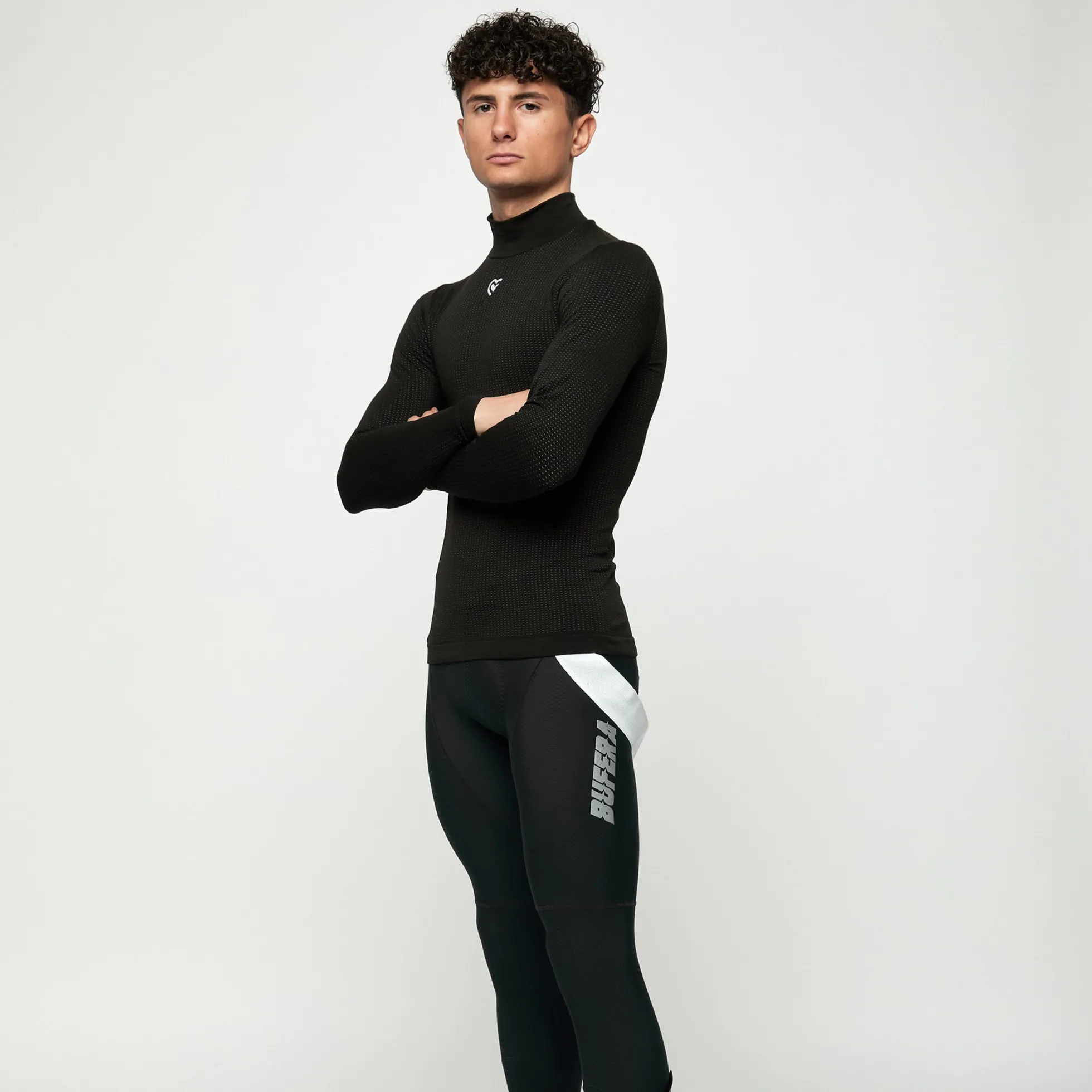 Maglia intima maniche lunghe Pissei Argentum - Nero