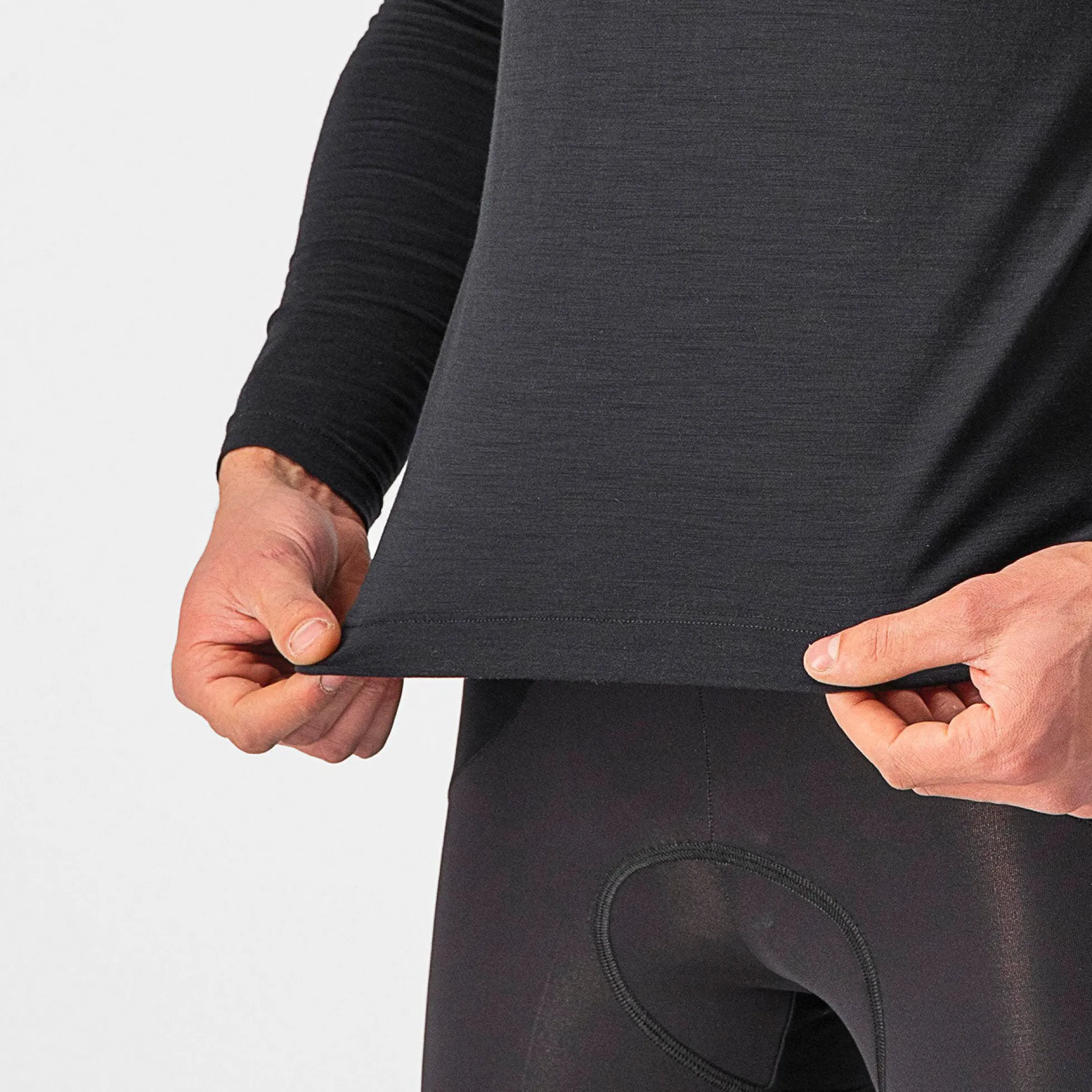 Maglia intima maniche lunghe Castelli Bandito Wool - Nero